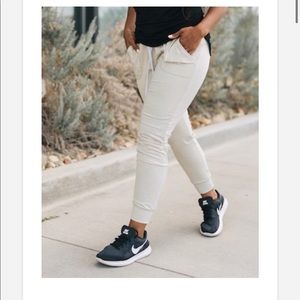ZYIA Oatmeal Joggers